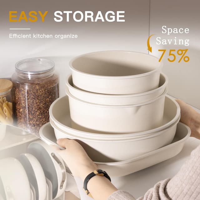 Thumbnail 5 de Astercook 23 Pc Ceramic Cookware Set