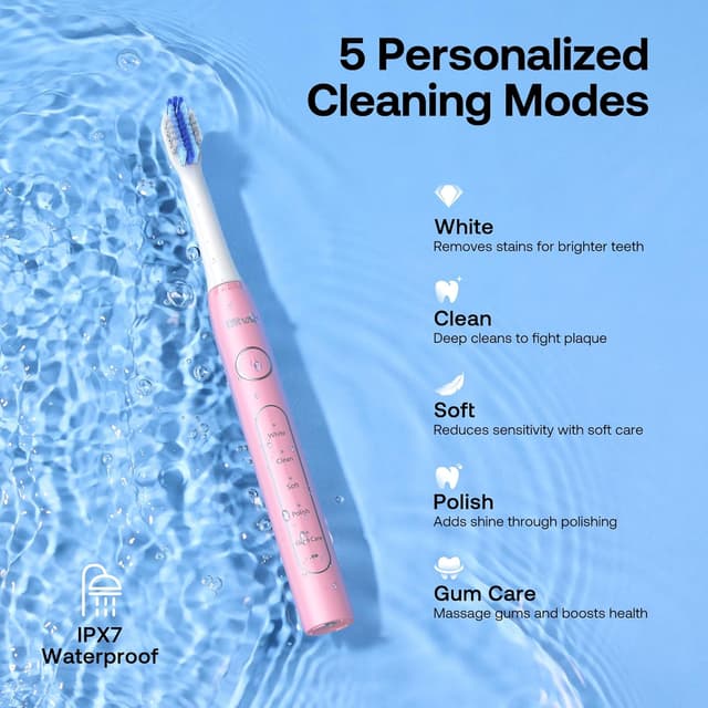 Thumbnail 6 de Bitvae Ultrasonic Toothbrush 60-Day Battery