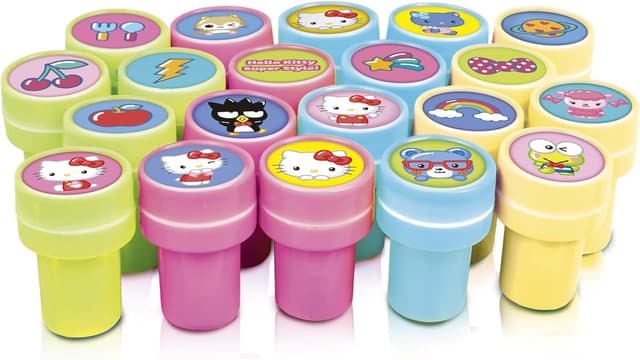 Thumbnail 2 de CRAZE 20 Sellos de Hello Kitty para Niños 🐱 Con Bloc y Tinta Lavable