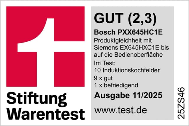 Thumbnail 6 de Bosch PXX645HC1E Induktionskochfeld