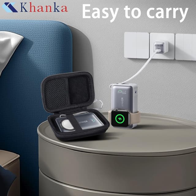 Thumbnail 4 de Khanka Hard Carrying Case for Anker MagGo 10,000mAh