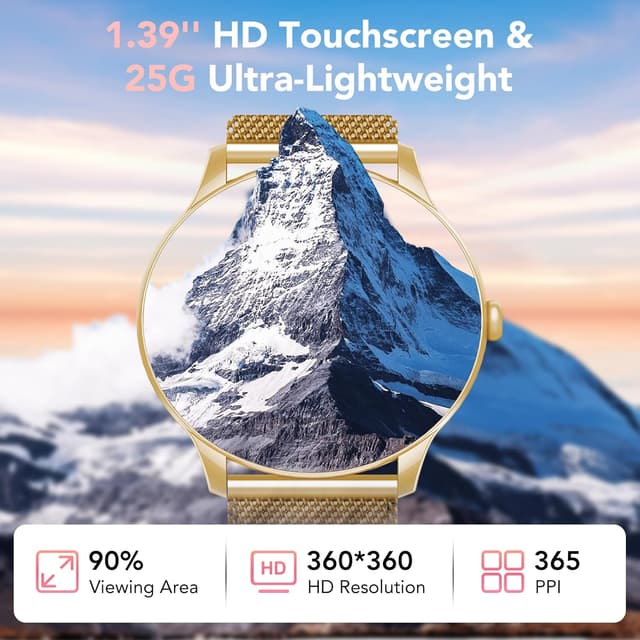 Thumbnail 1 de Smart Watch for Women 1.39” Round Screen