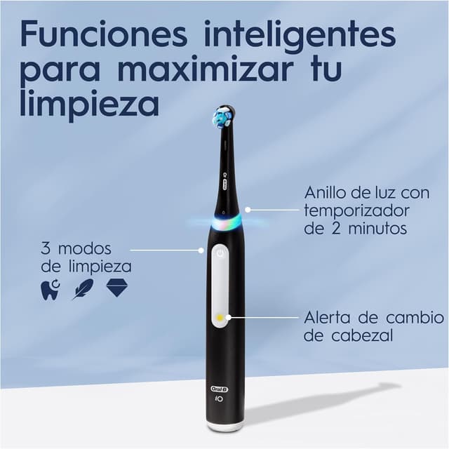 Thumbnail 3 de Oral‑B iO 3 Cepillo eléctrico negro, 3 modos, 3 cabezales