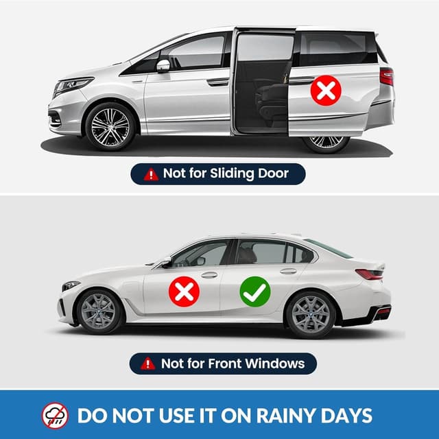 Thumbnail 5 de Car Rear Window Shade 2 Pack