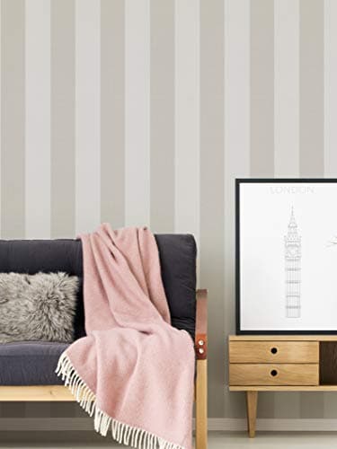 Thumbnail 9 de A.S. Création Papel Pintado Rayas Marrón y Beige 🏡