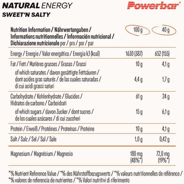 Thumbnail 3 de Powerbar Natural Energy Cereal Sweet’n Salty 18x40g 🍫