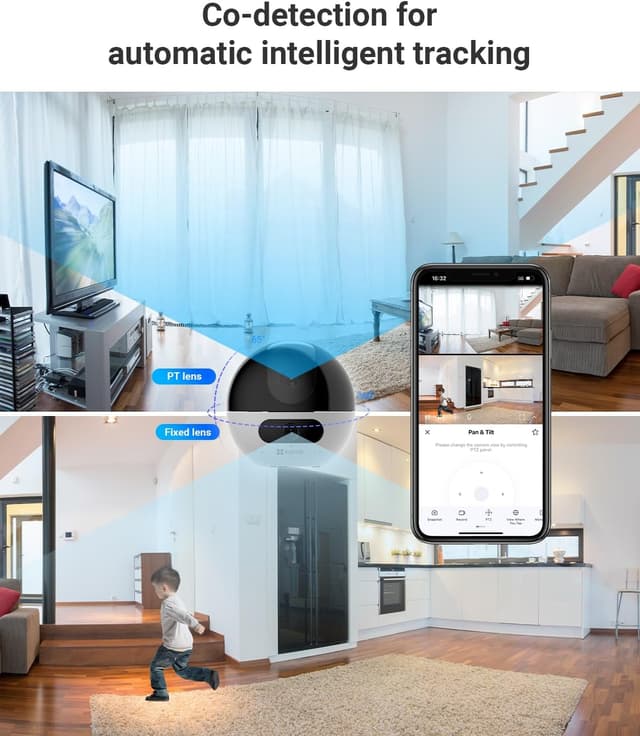 Detalle 2 de EZVIZ C7 2K+ Indoor Dual-Lens Camera