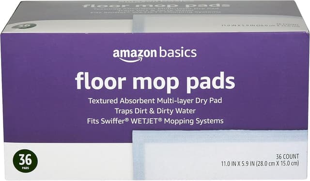 Imagen de Amazon Basics Floor Mopping Pads 36 pack 🧹 en OfertitasTOP