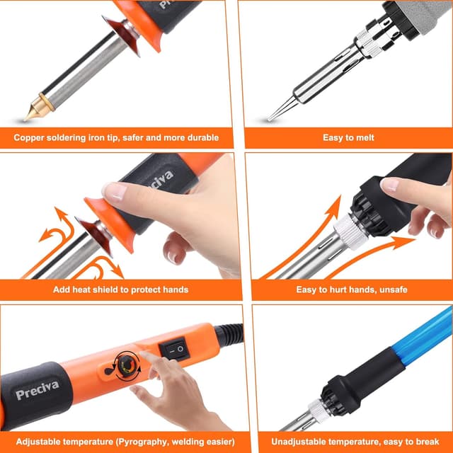 Thumbnail 5 de Preciva Pirografo 25W per legno