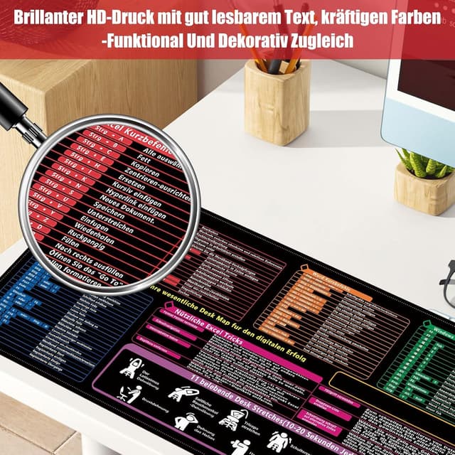 Thumbnail 3 de SENLINLIN XL Mauspad 80×30×0,3 cm