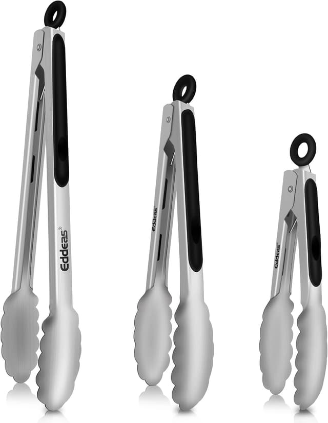 Detalle de Heat Resistant Kitchen Tongs 7/9/12in 🍴