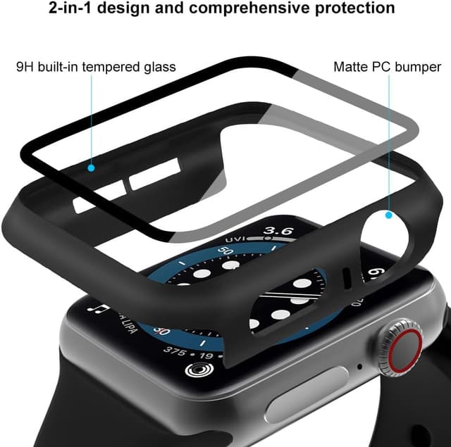 Detalle de Apple Watch case 44mm with screen protector