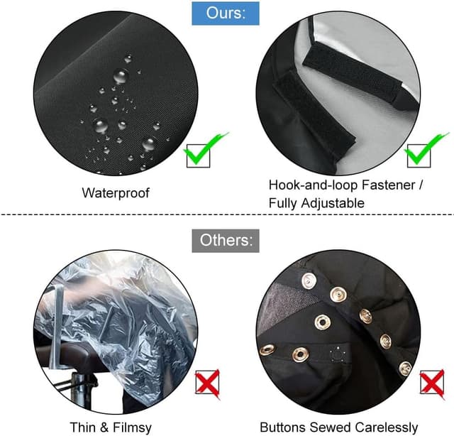 Thumbnail 6 de LOPHE Mantella Parrucchiere impermeabile regolabile per taglio e trucco