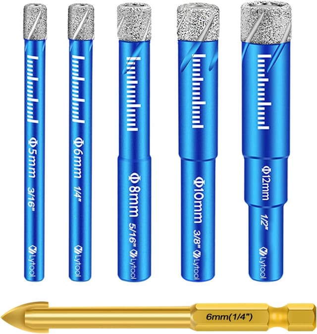 Detalle de Lytool 5PCS Brocas de Diamante para Cerámica