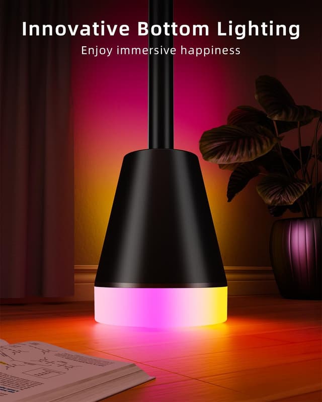 Detalle 2 de Keepsmile Smart RGB Corner Floor Lamp 172 LEDs ๐