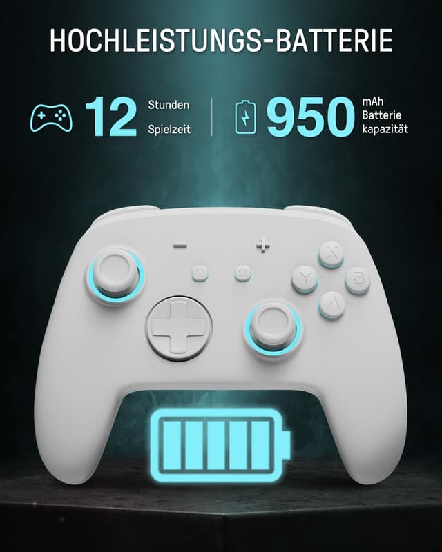 Thumbnail 3 de PALPOW Switch 2 Controller Wireless 950 mAh