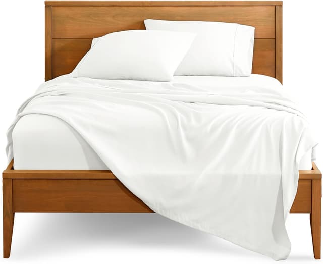Detalle de Bare Home Queen Sheet Set 1800 Ultra-Soft