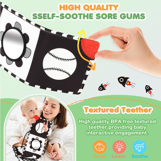 Thumbnail 2 de BBWOO Kontrastbuch Baby