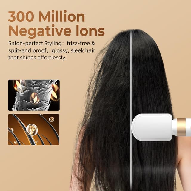 Thumbnail 5 de Secador UKLISS 7 en 1 con Ionizador, Rizador y Difusor 💇♀️