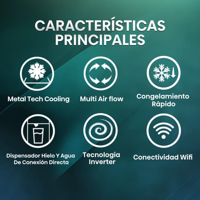 Thumbnail 2 de Hisense RS818N4TIC Frigorífico Americano 📦