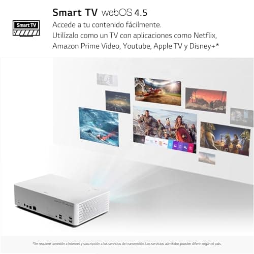 Detalle 2 de LG CineBeam HU70LS Proyector 4K 1.500 lúmenes