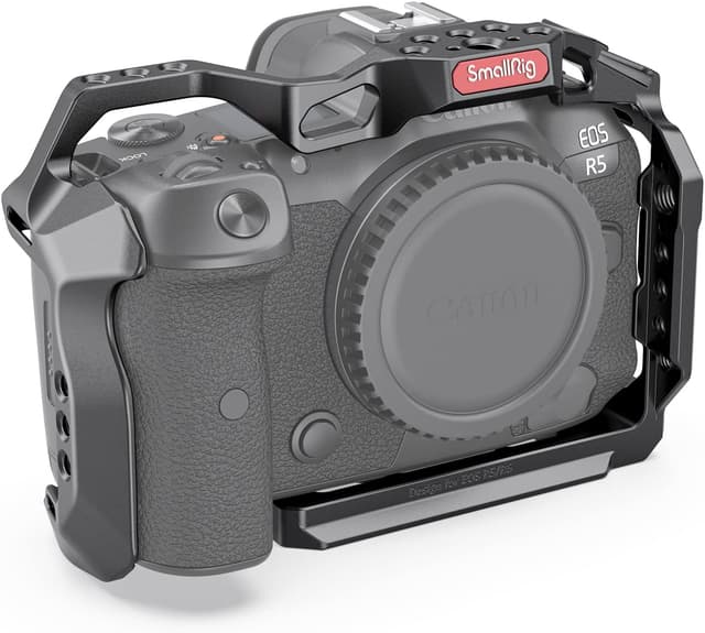 Detalle de SMALLRIG Cage 2982B für Canon EOS R5, R5C und R6 (R5/R6/R5C Cage)