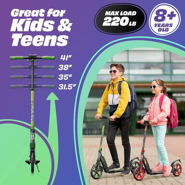 Thumbnail 1 de Skidee Adult & Teen Scooter 220 lb