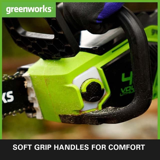 Thumbnail 3 de Greenworks GD40CS15 cordless chainsaw 35cm