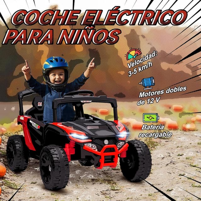 Detalle de AIYAPLAY Coche Eléctrico 12V para niños