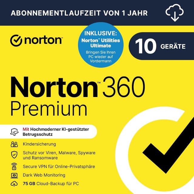 Imagen de Norton 360 Premium 10 Geräte, 1 Jahr en OfertitasTOP