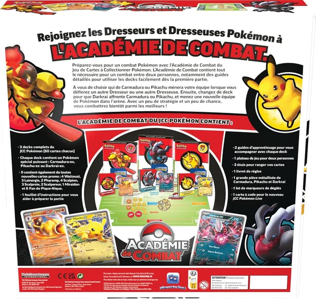 Thumbnail 3 de Pokémon Académie de Combat JCC Pikachu-ex