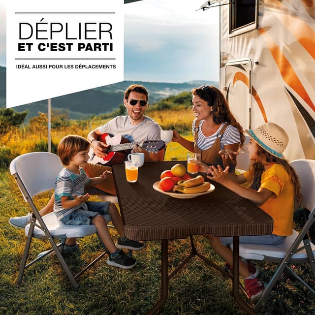 Thumbnail 6 de Tillvex Table de jardin 180x75 cm pliable