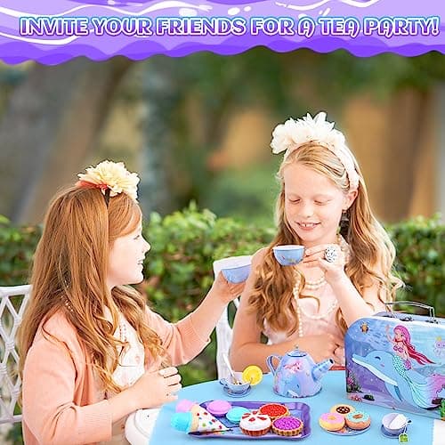 Thumbnail 3 de Auney Juego de Té Infantil con 36 Piezas y Sirenas