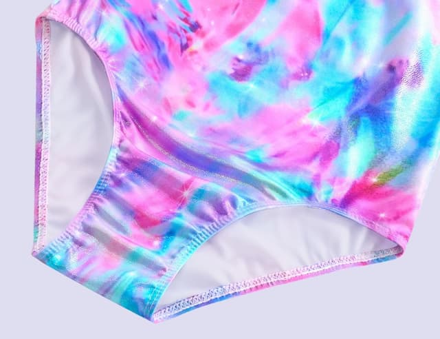 Detalle 2 de Nokecina Girls Long Sleeve Gymnastics Leotard