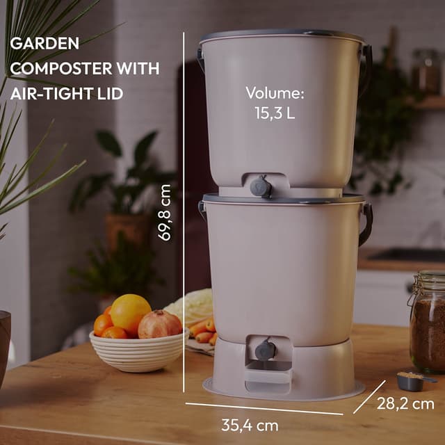 Thumbnail 3 de Bokashi Cubo doble de compostaje 15,3 L