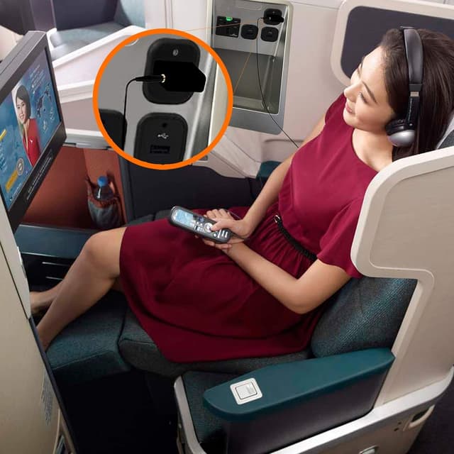 Thumbnail 6 de Mobi Lock Gold Plated Airplane Flight Headphone Adapters (2 pcs) – Use Your Own 3.5 mm Headphones