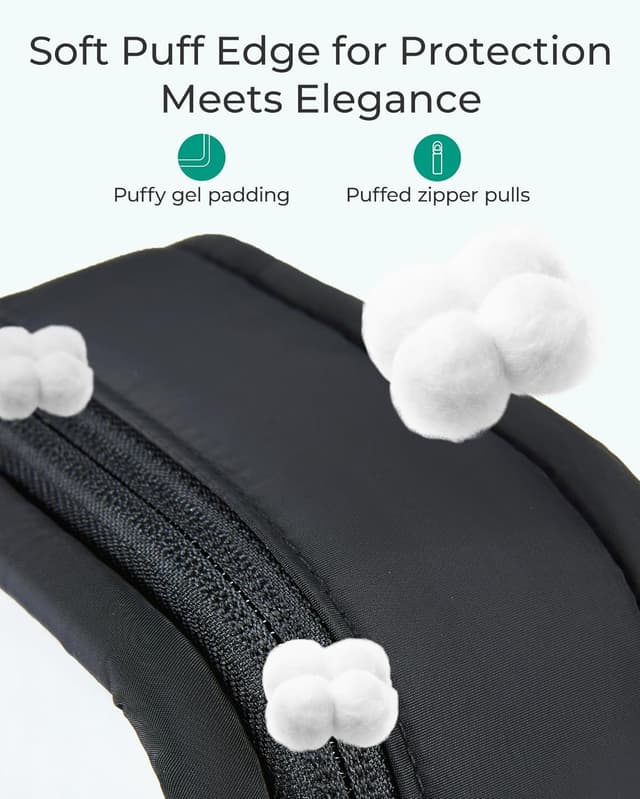 Detalle de BAGSMART clear toiletry bag 13.5cm wide