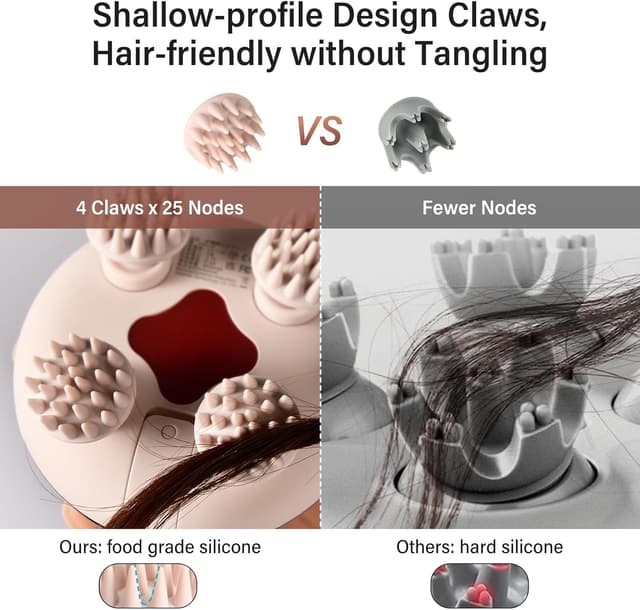 Thumbnail 6 de arboleaf Electric Scalp Massager 1 USB Rechargeable 🪮