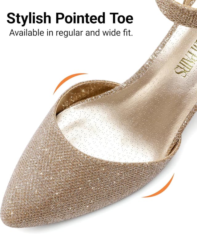 Thumbnail 3 de DREAM PAIRS décolleté donna con tacco grosso e punta, comode ed eleganti