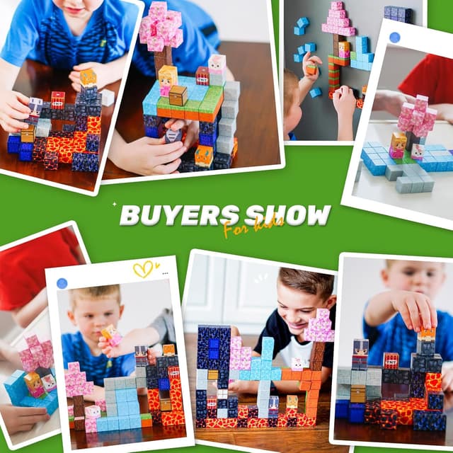 Thumbnail 2 de Coodoo Magnetic Blocks Magic Portal Set for Toddlers 🧩