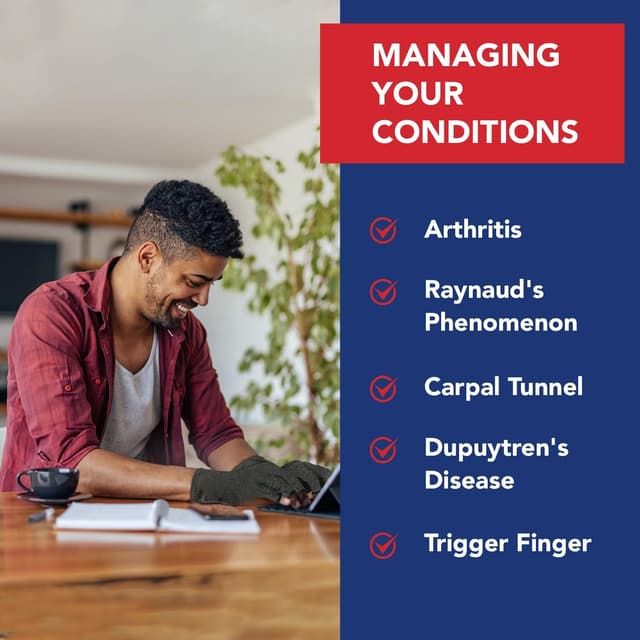 Detalle 2 de Dr. Arthritis Compression Gloves for Arthritis