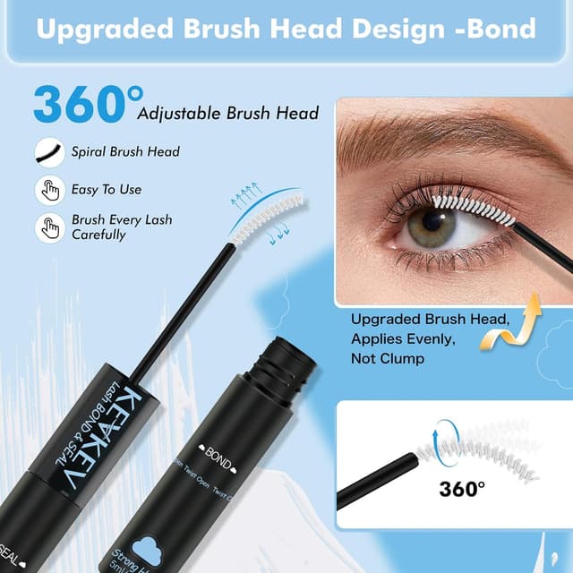 Thumbnail 2 de KEVKEV Lash Cluster Glue Clear 10ML