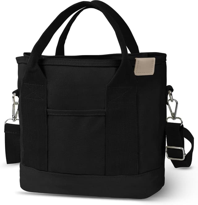 Thumbnail 6 de Aucuu sac fourre-tout en toile pour femme avec bandoulière réglable et fermeture éclair