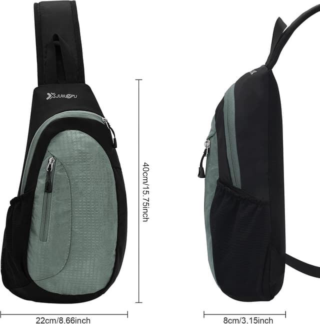 Detalle de Sciphylia Zaino Monospalla uomo impermeabile