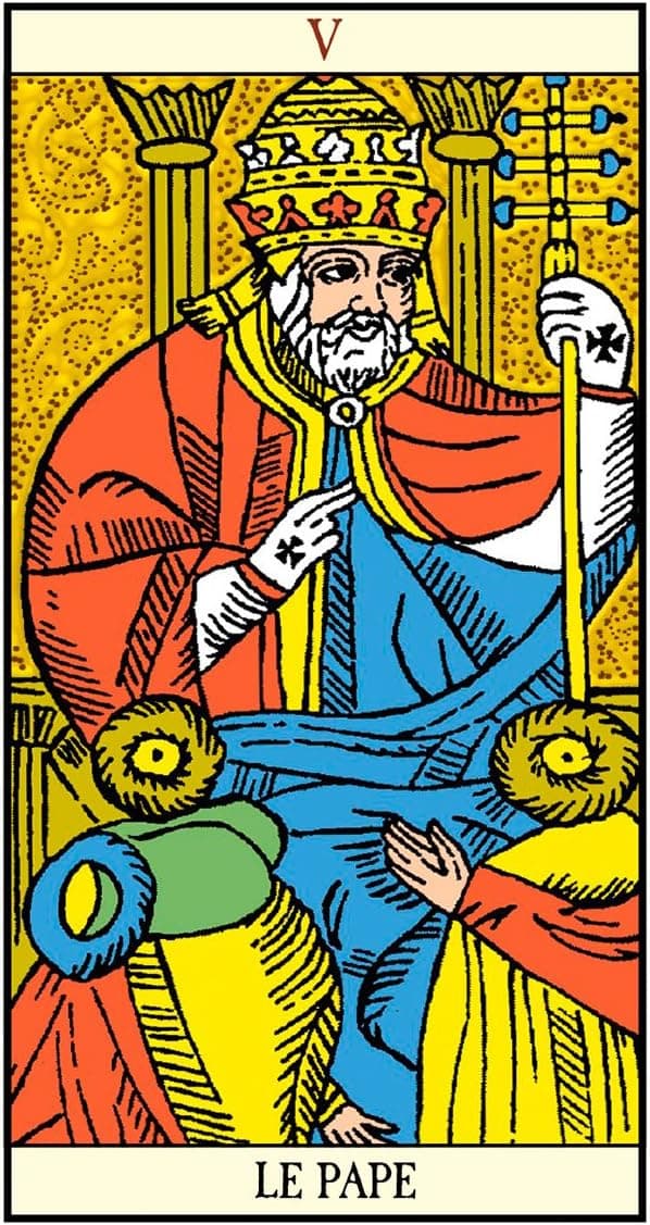 Thumbnail 4 de Golden Tarot of Marseille carte con oro