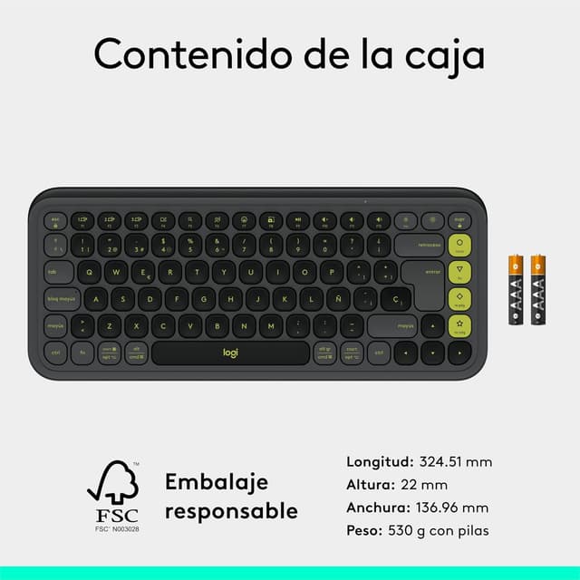 Thumbnail 9 de Logitech POP ICON KEYS: Teclado Bluetooth 3 Dispositivos 🖥
