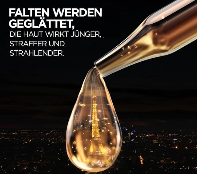 Detalle de L’Oréal Paris Midnight Sérum pour femme (Age Perfect) – sérum de nuit antioxydant à la vitamine E