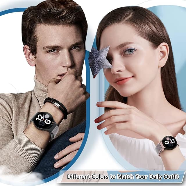 Detalle 2 de Runostrich Nylon Watch Strap (Sport Loop) replacement for Samsung Galaxy Watch 7/6/5/4 & FE