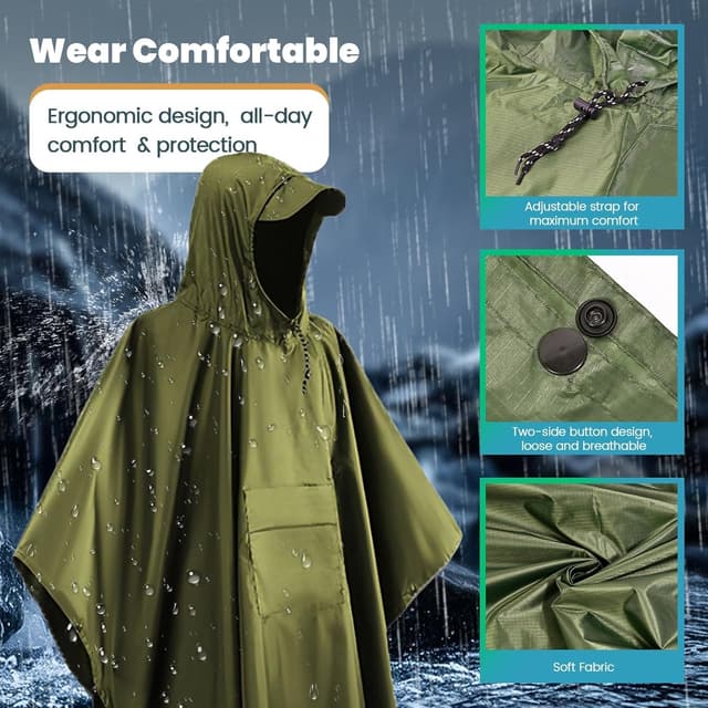 Detalle 2 de Stynice Leicht-Regenponcho 290 g