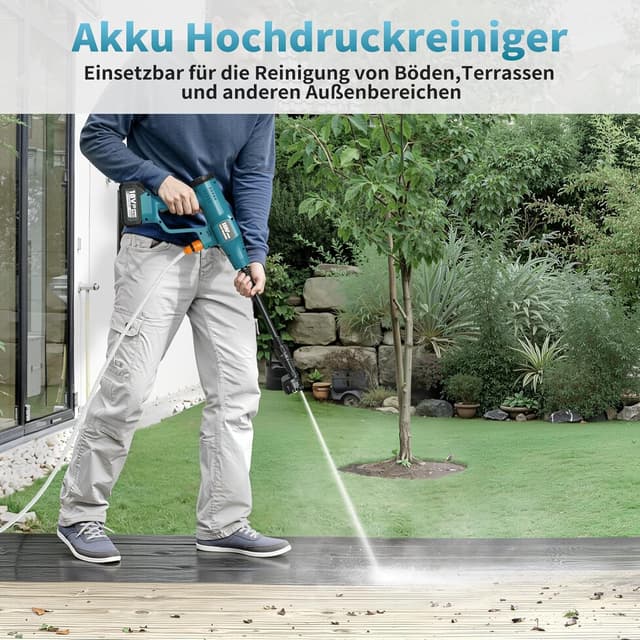 Thumbnail 1 de Akku-Druckreinigerpistole Makita 18V 60 Bar